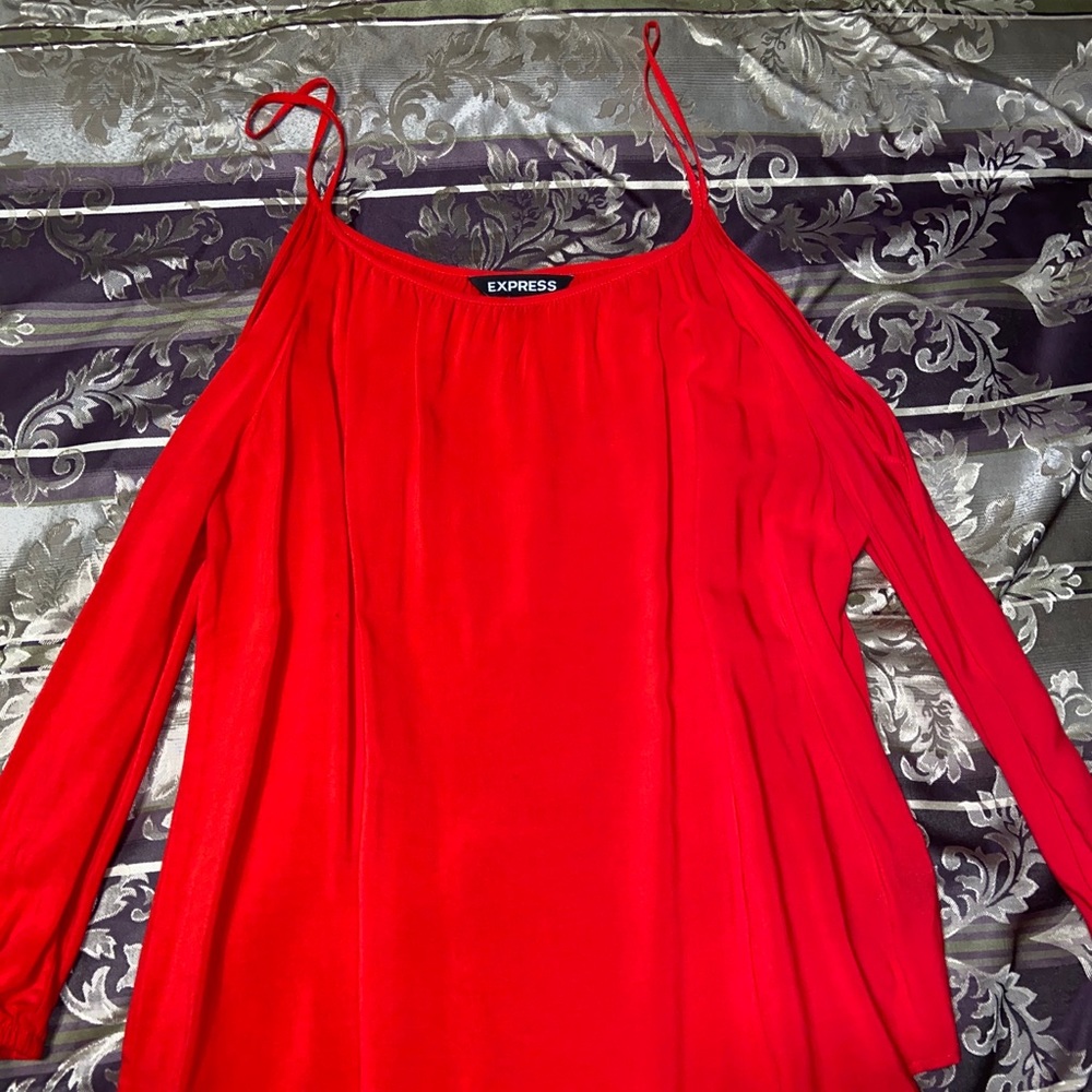 Red blouse